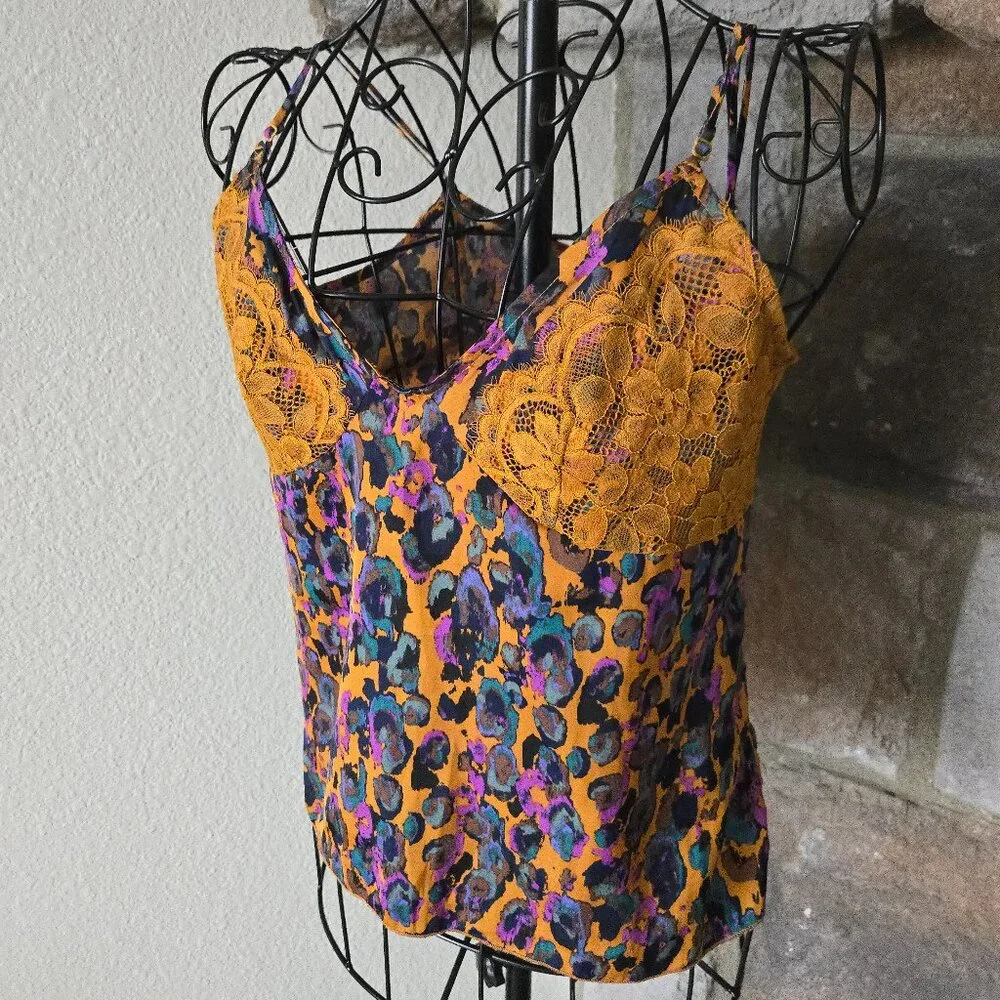 Free People Intimately Multi Color Lace Tank - Picture 2 of 9